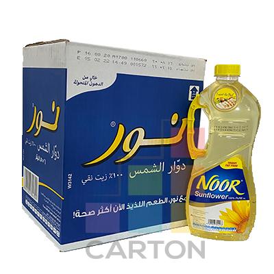زيت نور عباد الشمس 6 * 1.5 لتر